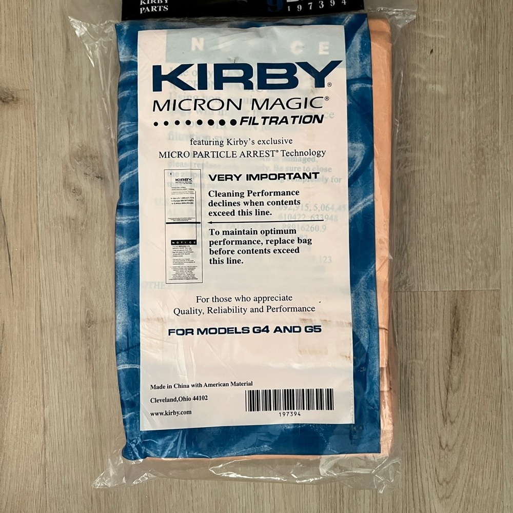 Micron Magic Filtration Bag - Blue and White